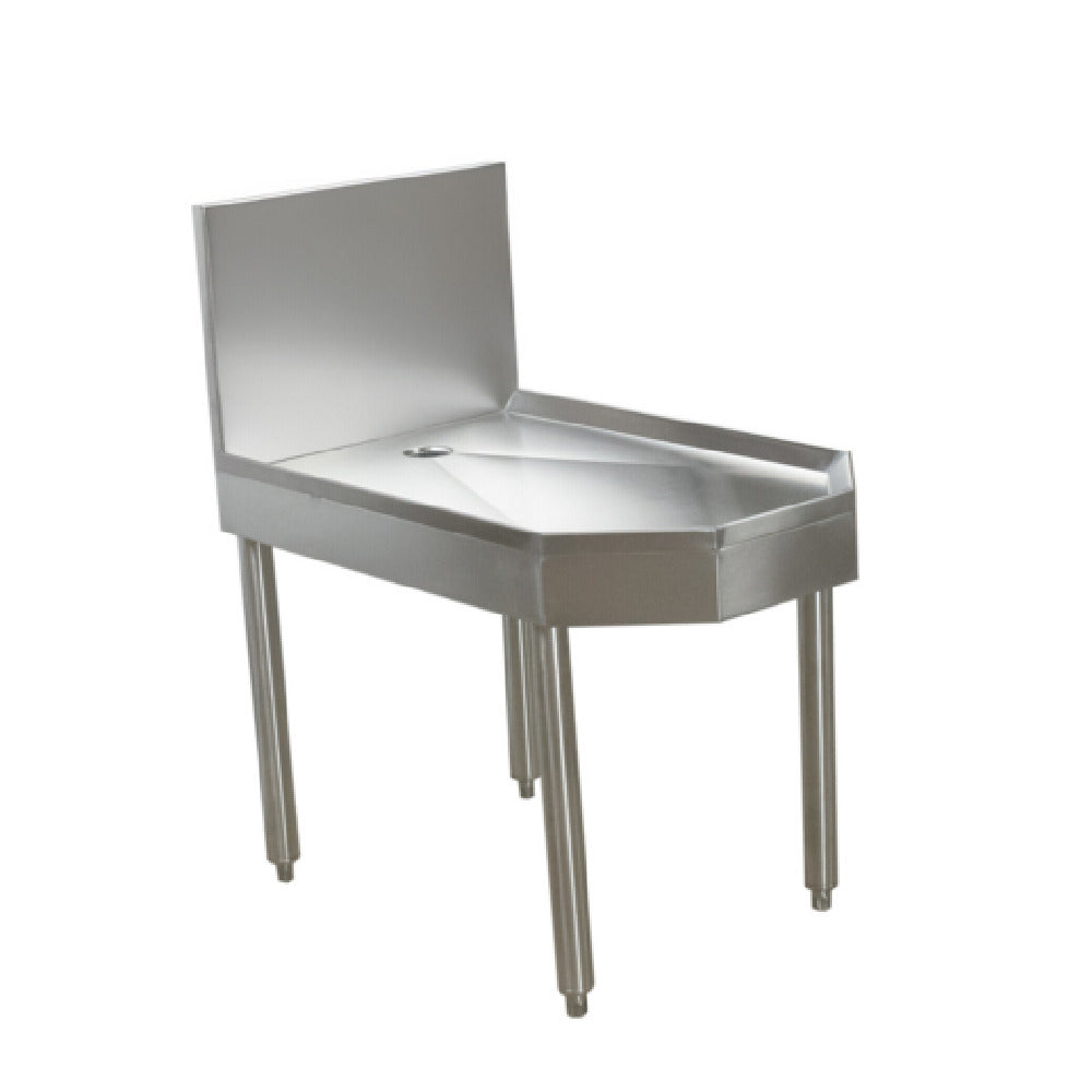 BK Resources UB4-24-FDM18 Underbar Frozen Drink Machine Stand 18" X 24" Stainless Steel Open Base