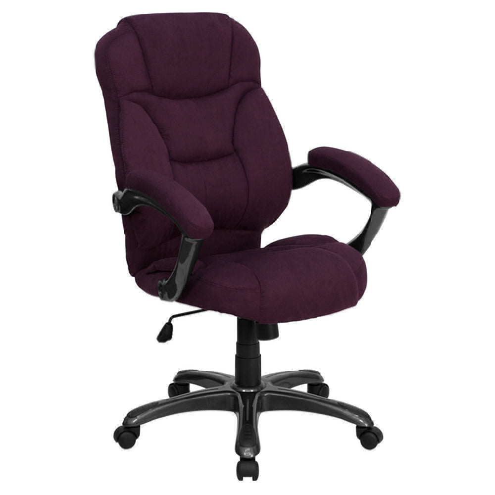 Flash Furniture GO-725-GRPE-GG Executive Swivel Office Chair 41-1/2" To 45-1/4" Adjustable Height