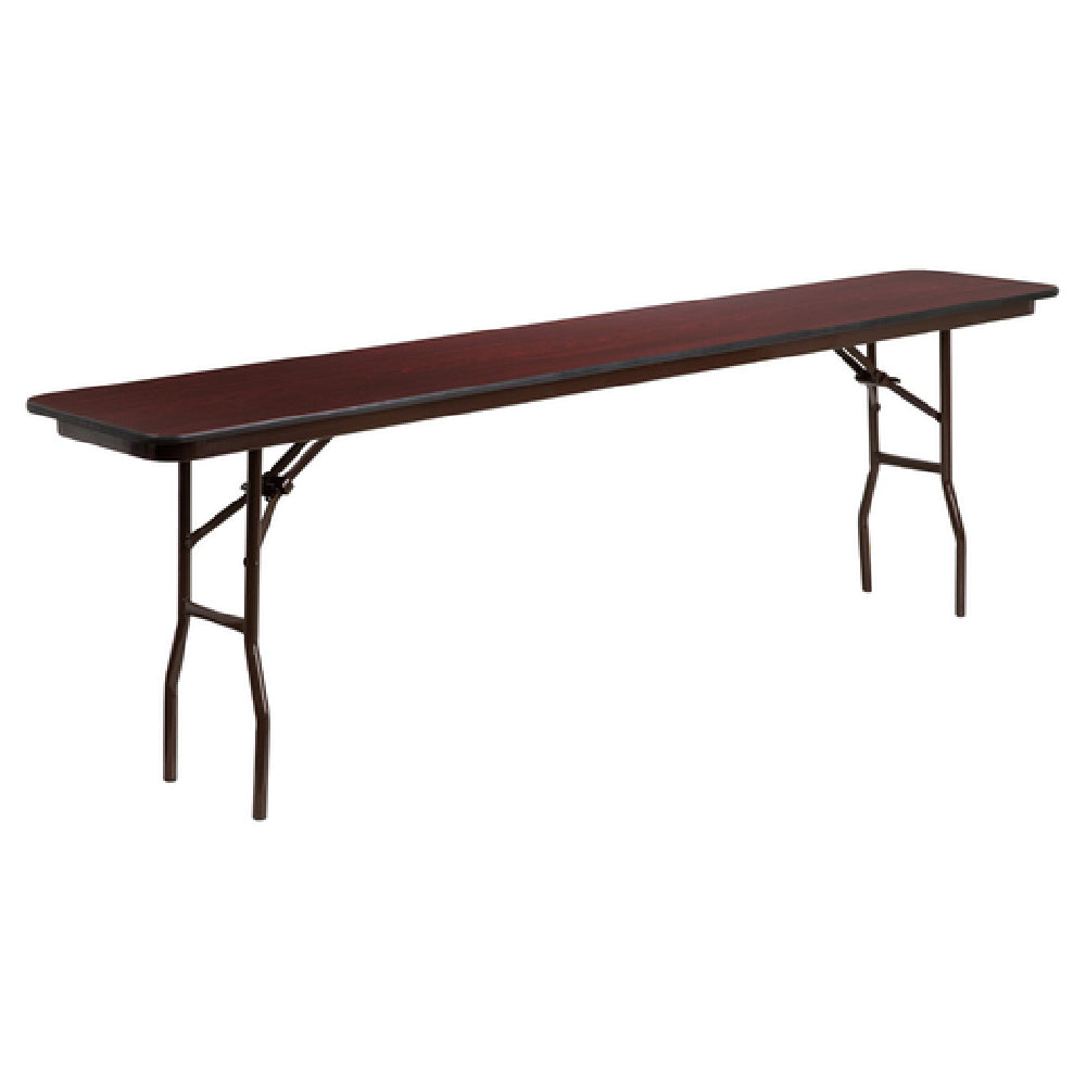 Flash Furniture YT-1896-HIGH-WAL-GG Folding Table 96"W X 18"D X 30"H Seats Up To 4 Adults