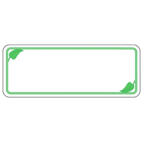 Hubert 21695 - Laser Labels, Leaf Design Border, 2-1/2" X 1"H