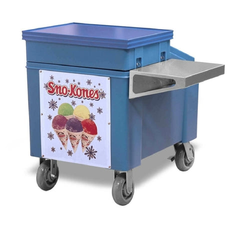 Gold Medal 1025 Snow-Kone Ice Chest & Merchandiser Mobile Insulated