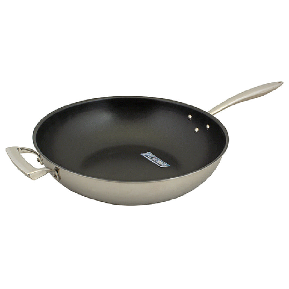 Franklin Machine Products 257-1063 Wok Pan (Non-Stick 9 Qt 14" Od)