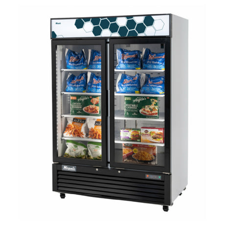 Migali Industries C-49FM-HCE Competitor Series® Freezer Merchandiser Reach-in Two-section