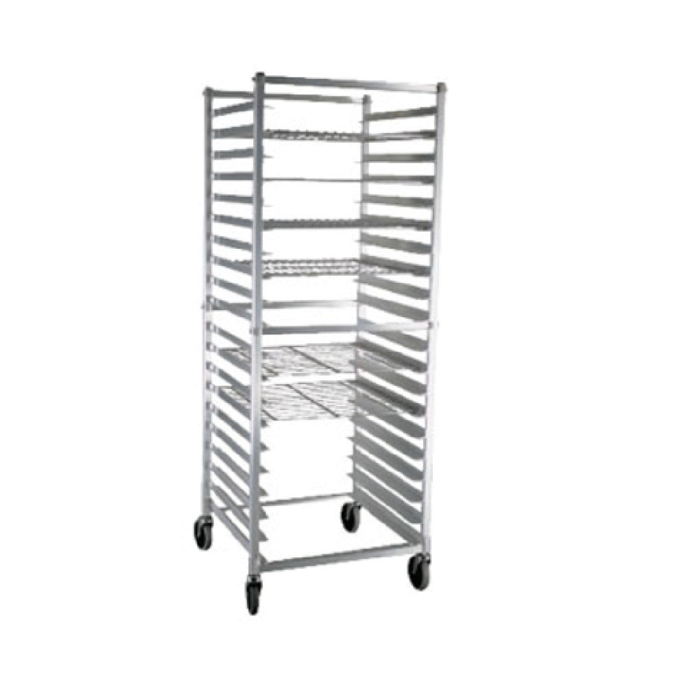 New Age Industrial NS947KD Donut Screen Rack Mobile Full Height