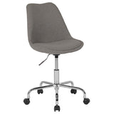 Flash Furniture CH-152783-LTGY-GG Aurora Series Task Chair 32-1/2" 36-1/2" Adjustable Height