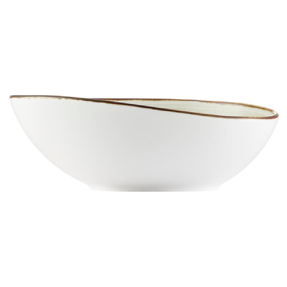 CAC China TUS-B7-BGE Tucson Soup/Salad Bowl 20 Oz. 7-1/2" X 6-3/4" X 2-5/8"H