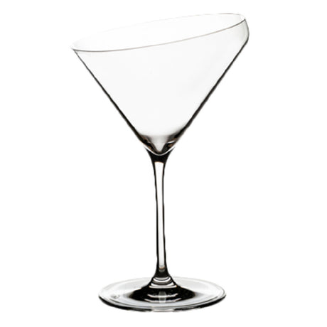 Steelite 4818R378 Martini Glass 13.5 Oz. (H 7-1/2" M 4-4/4" T 4-3/4" B 3-3/8") Slant Cut