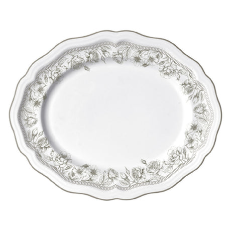 Steelite 62526FP817 Oval Platter 13.0" X 10.5" X 1.0" Adelina