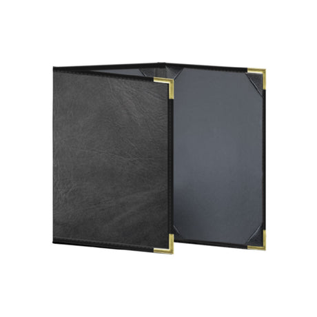 Risch SEVDX-3V 5.5X8.5 Seville Deluxe Hardback Antibacterial/antimicrobial Faux-leather Menu Cover (specify Color)