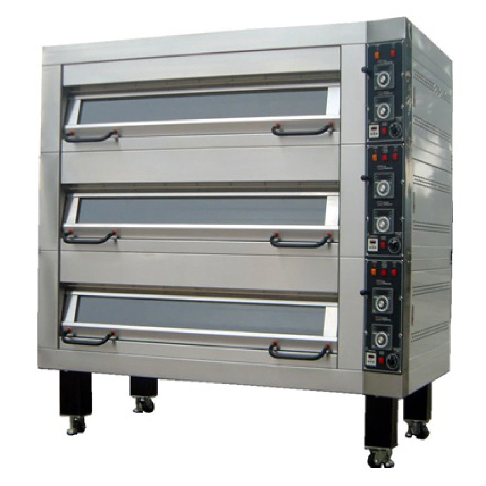 BakeMax BMFD001 The BakeMax® One Deck Oven Electric Accommodates (4) 18" X 26" Pans