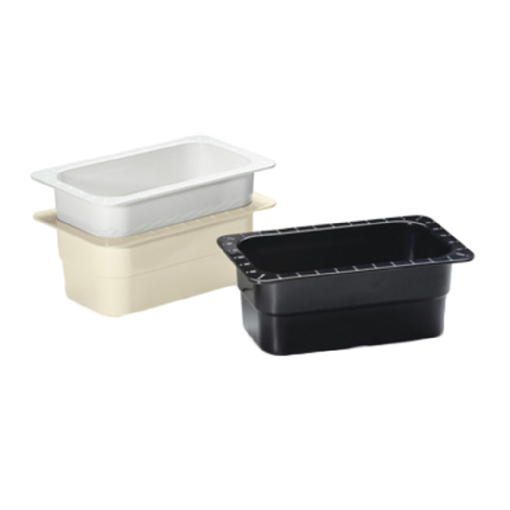 GET Enterprises ML-28-W Food Pan/Insert Pan GN 1/4 Size 10.36" X 6.3" X 4" Deep