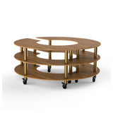 Steelite MGCMSA03BBXW - Round Station, 81.5" X 35.0", Modular
