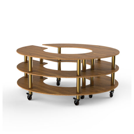 Steelite MGCMSA03BBXW - Round Station, 81.5" X 35.0", Modular