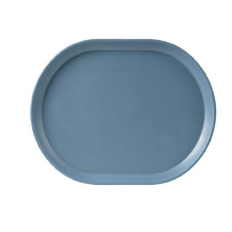 Cal Mil 22018-111 Stone Blue Melamine Platter 14x 11.25" D X 1" H Dishwasher Safe (available In 8 Colors) (per Case=6)