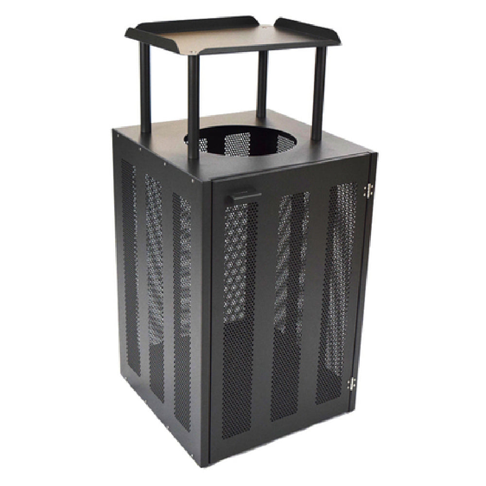 Emuamericas Llc E886-24 Dado Litter Bin Outdoor/indoor 22"W X 22"D X 45"H Square