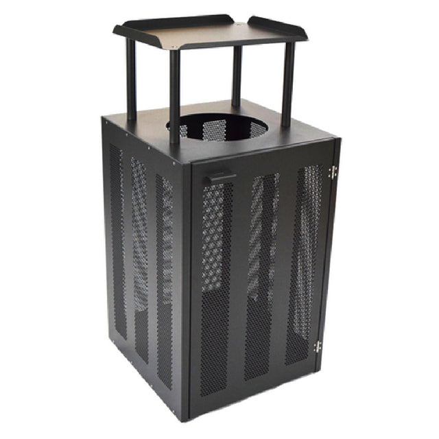 Emuamericas Llc E886-75 Dado Litter Bin Outdoor/indoor 22"W X 22"D X 45"H Square