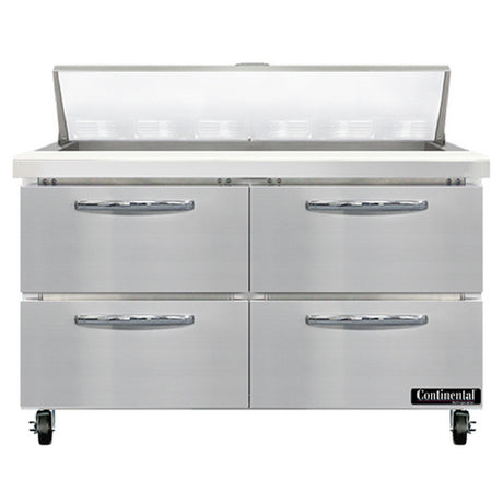 Continental Refrigerator SW48N12-D Sandwich Unit 48"W 13.4 Cu Ft Capacity