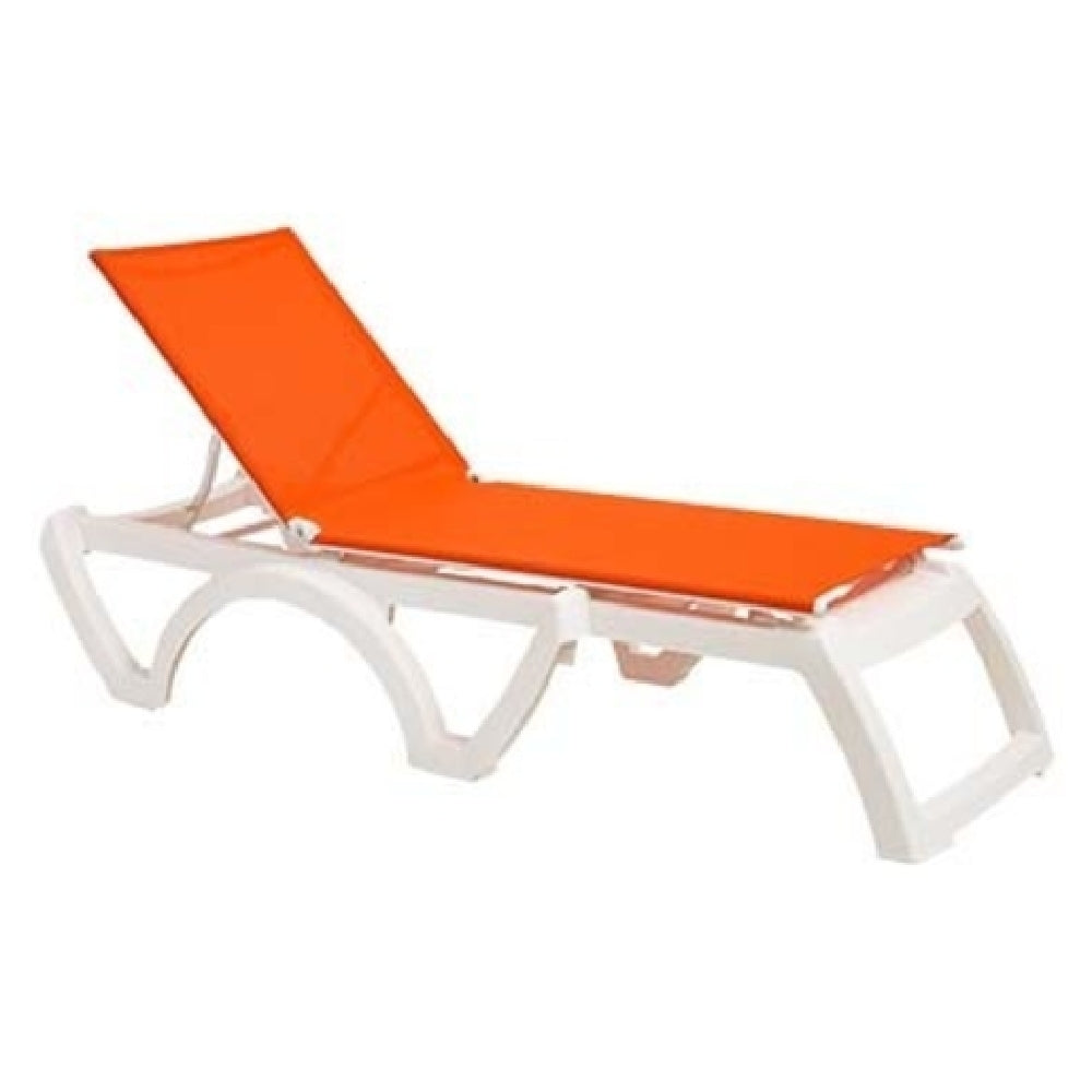 Grosfillex US746019 Jamaica Beach Chaise Stackable Without Arms