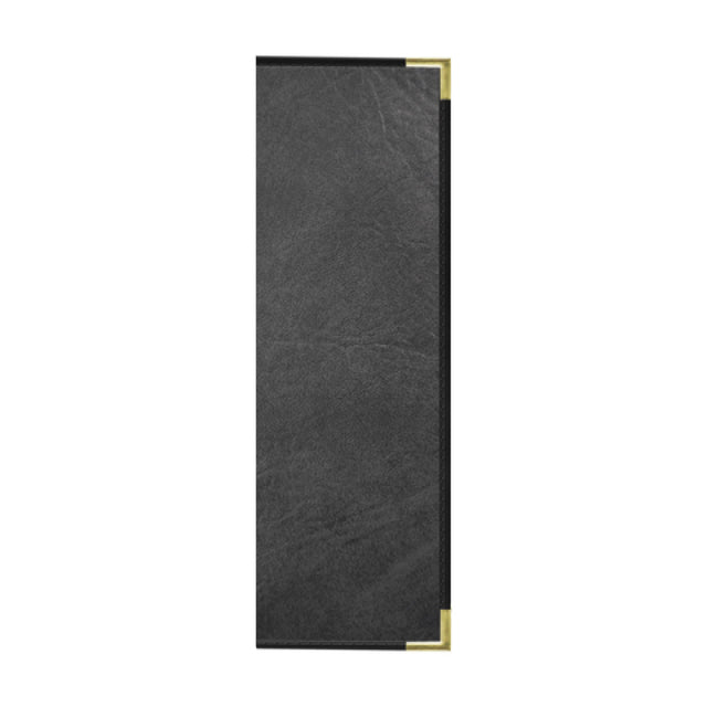 Risch SEVDX-6V 4.25X14 Seville Deluxe Hardback Antibacterial/antimicrobial Faux-leather Menu Cover (specify Color)