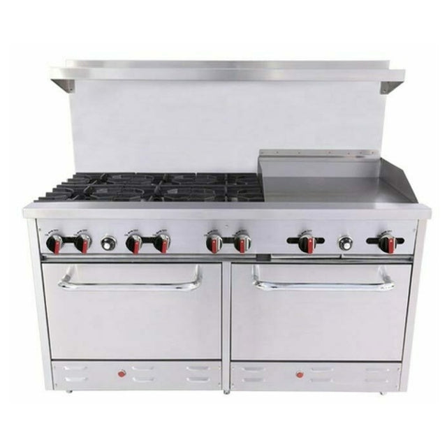 BakeMax BAS36-24-2 Restaurant Series Range Natural Gas 60"