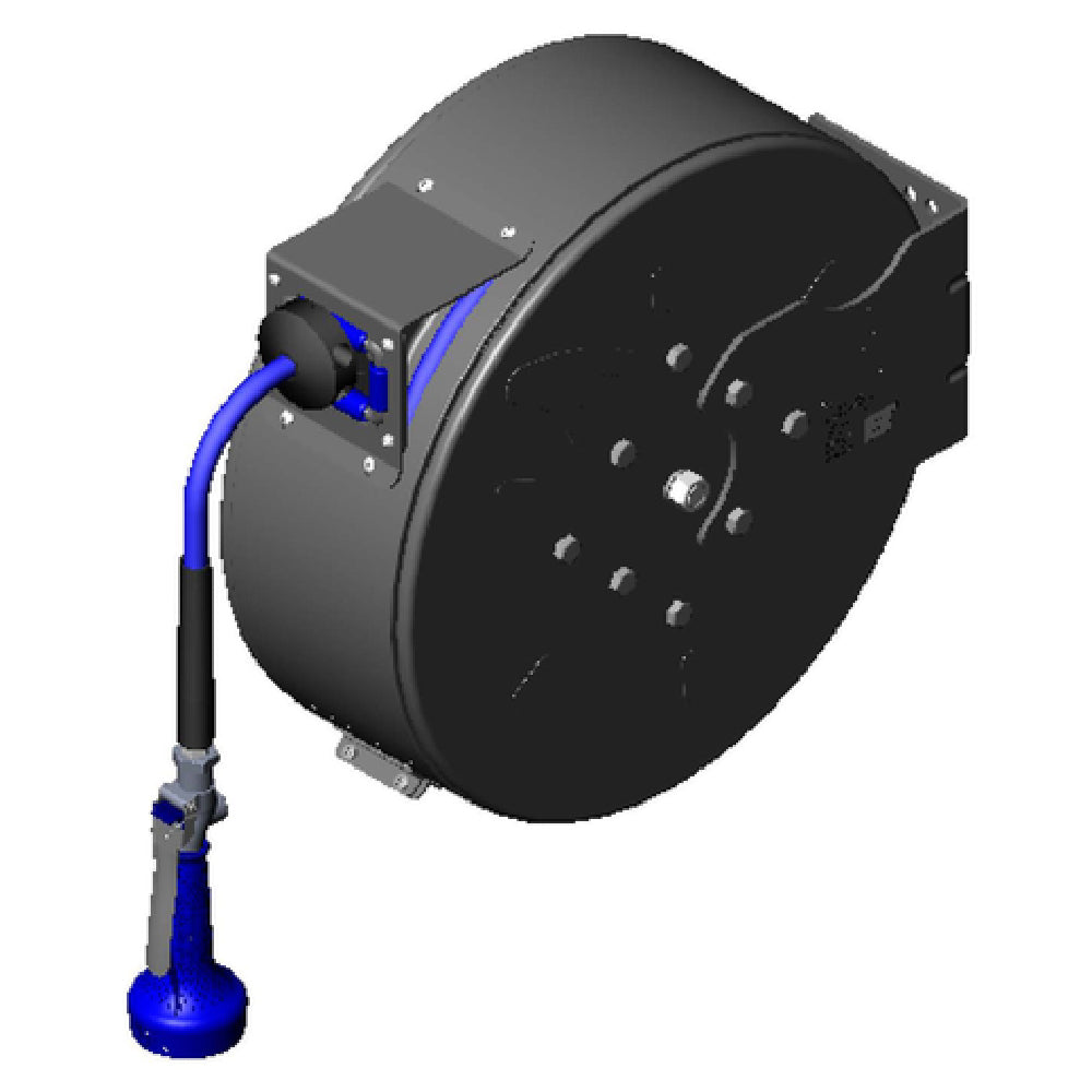 T&S Brass B-7242-C08H Hose Reel System Enclosed 3/8" X 50' Hose With High Flow JetSpray Valve