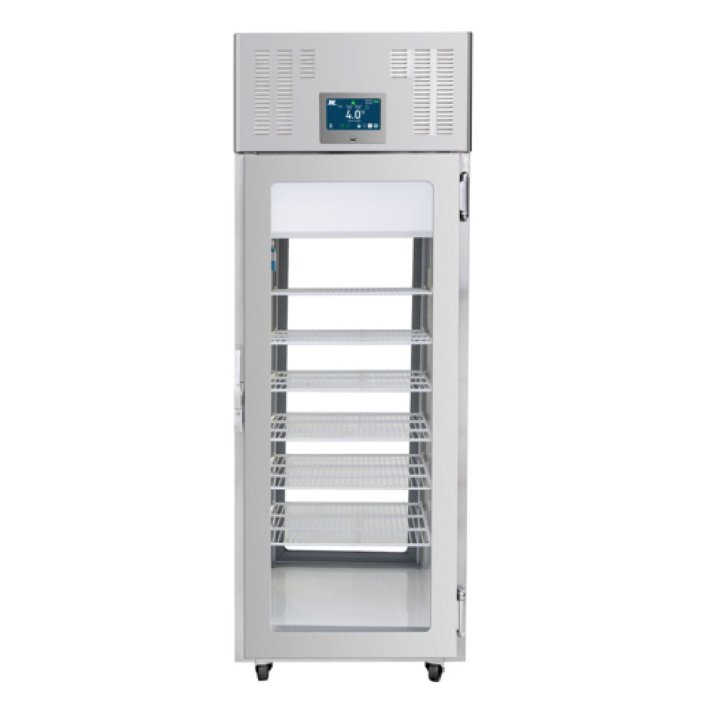 Migali Industries EVOX-1PT-LB-RC Clean Room Refrigerator Pass-thru 21.8 Cu. Ft. Capacity