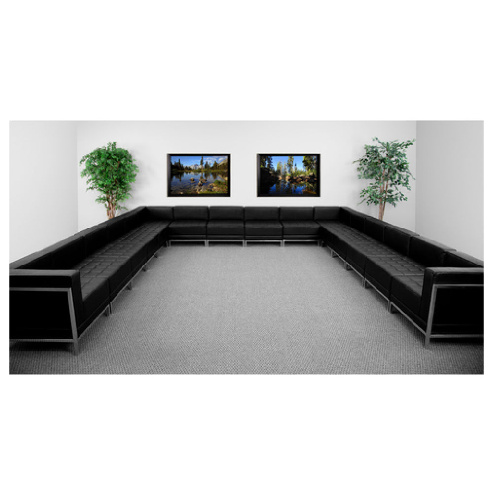 Flash Furniture ZB-IMAG-U-SECT-SET3-GG Hercules Imagination Series Sectional 169"W X 169"D X 27-1/4"H Overall