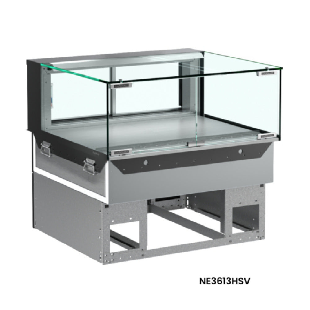 Structural Concepts NE3613HSV Reveal® Service Heated Slide In Counter Case 35-3/4"W