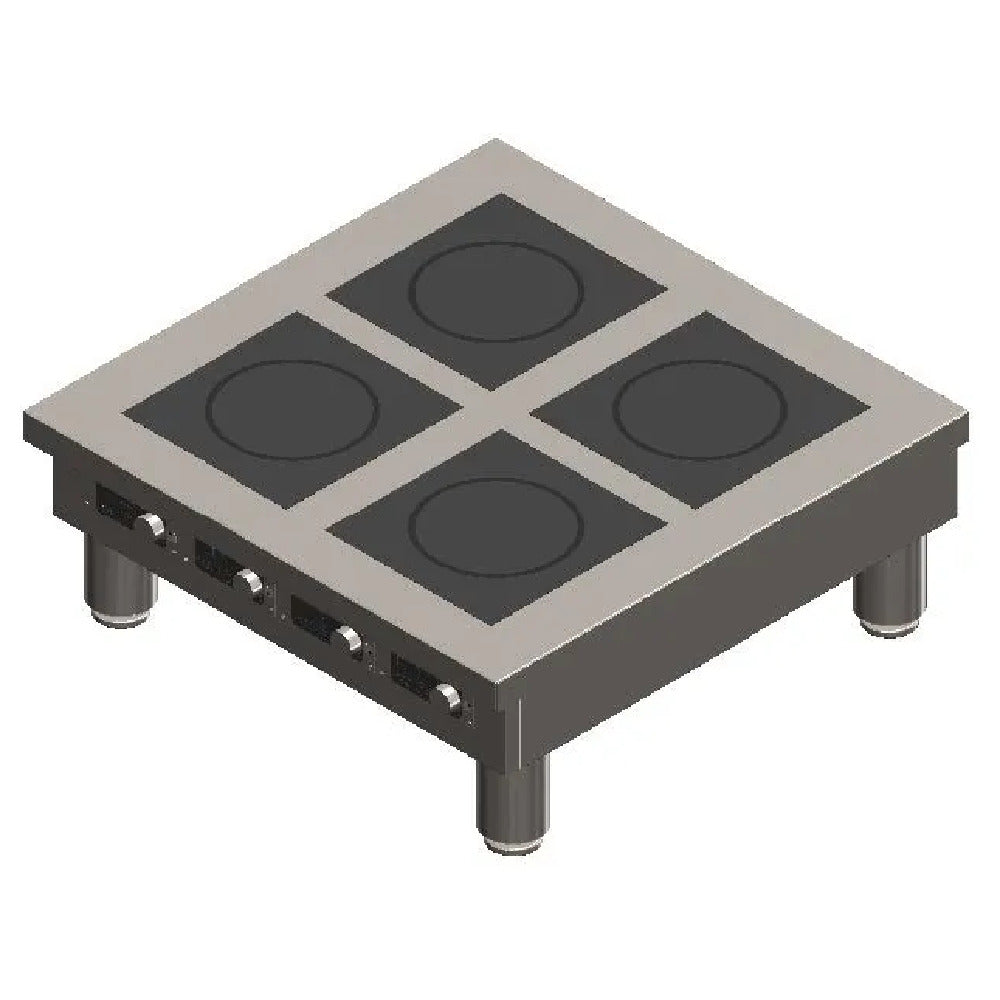 Spring USA BOH-3500-4CTL - BOH Series Flameless Induction Cooktop, Countertop, 4-zone