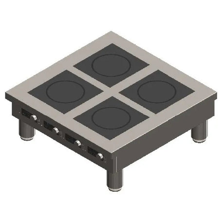 Spring USA BOH-3500-4CTL - BOH Series Flameless Induction Cooktop, Countertop, 4-zone