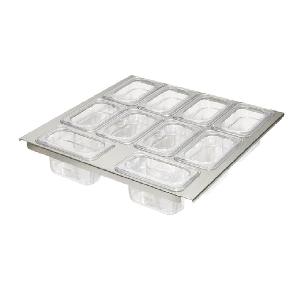 Krowne BD-101 Garnish Insert Includes (2) Extra Cups For Back Bar Cooler Drawers (recommended For Smaller Drawer When On Top)