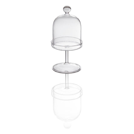 Bauscher Hepp 53.0054.0239 - Cloche On Stand, 3.9" Dia. X 8.3"H, Round