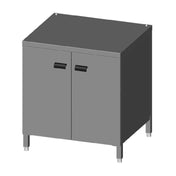 Lainox BSC110 Cabinet In Stainless Steel With Doors & Side Runners For Oven With Hood