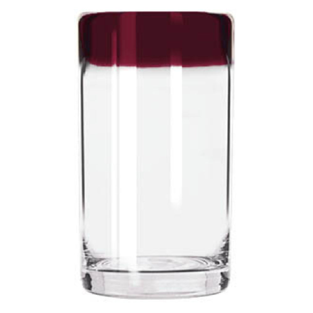 Libbey 92303R Cooler Glass 16 Oz. With Red Rim