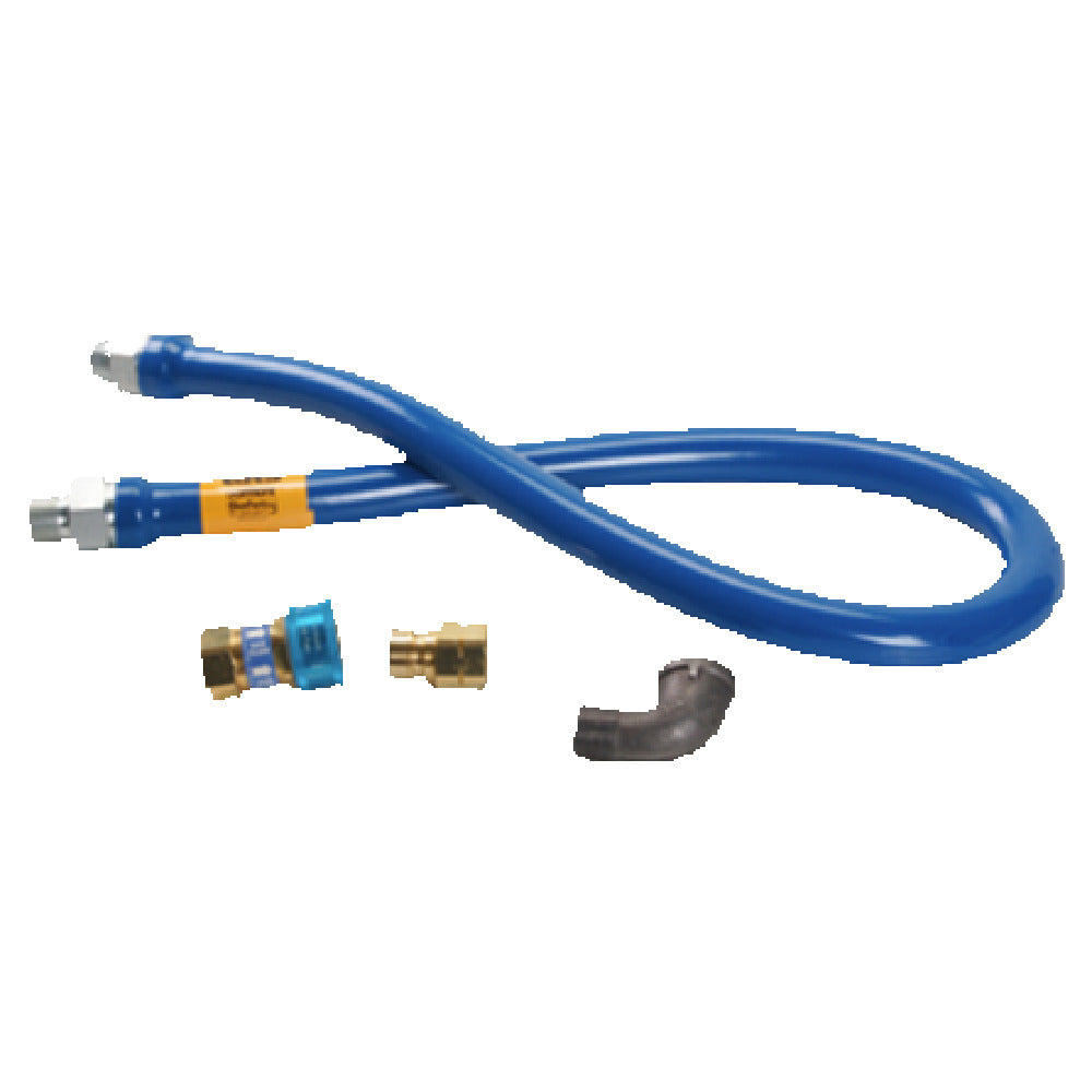 Franklin Machine Products 157-1112 Dormont® Gas Connector Kit 48"L X 3/4" Fittings Includes Heavy Duty Gas Hose