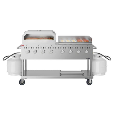 Koolmore CGKIT6-G30P30 Commercial Outdoor Grill 60-4/5"W X 23-1/5"D X 46-1/5"H