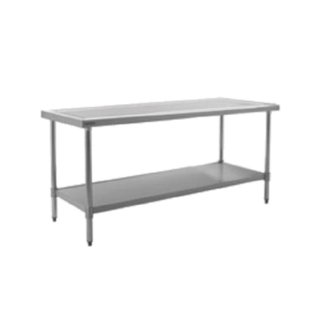 Eagle T24108SEM Spec-Master® Marine Series Work Table 108"W X 24"D 14/300 Series Stainless Steel Top