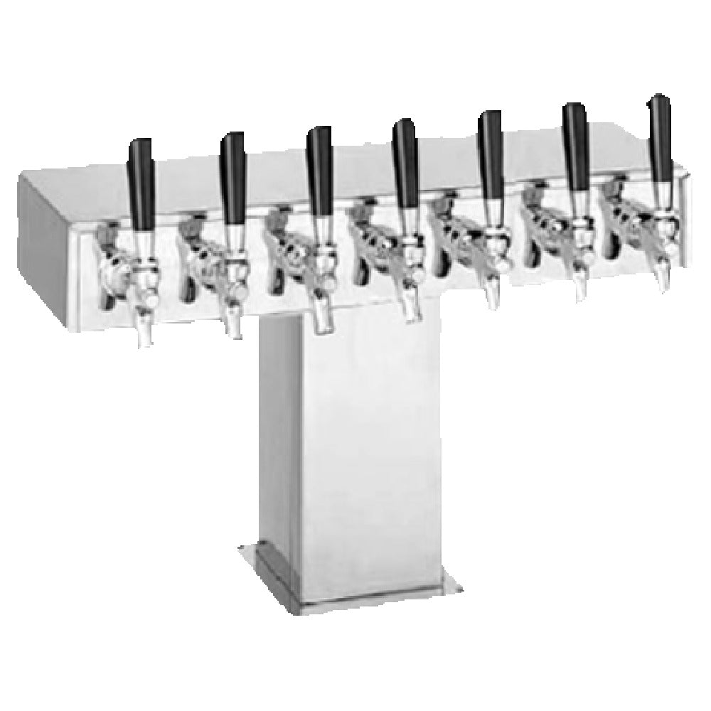 Perlick 4006-7BPC4 Tee Draft Beer Tower Countertop Extra High