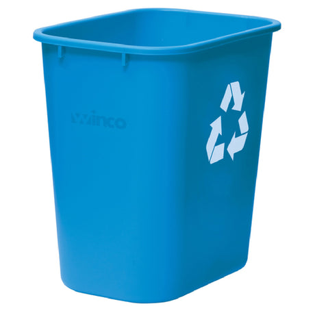 Winco PWR-28L Wastebasket 28 Qt. 14-5/8"W X 10-1/4"D X 15"H