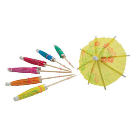 Winco PK-P4 Parasol Picks 3-15/16"L (100mm) Wood