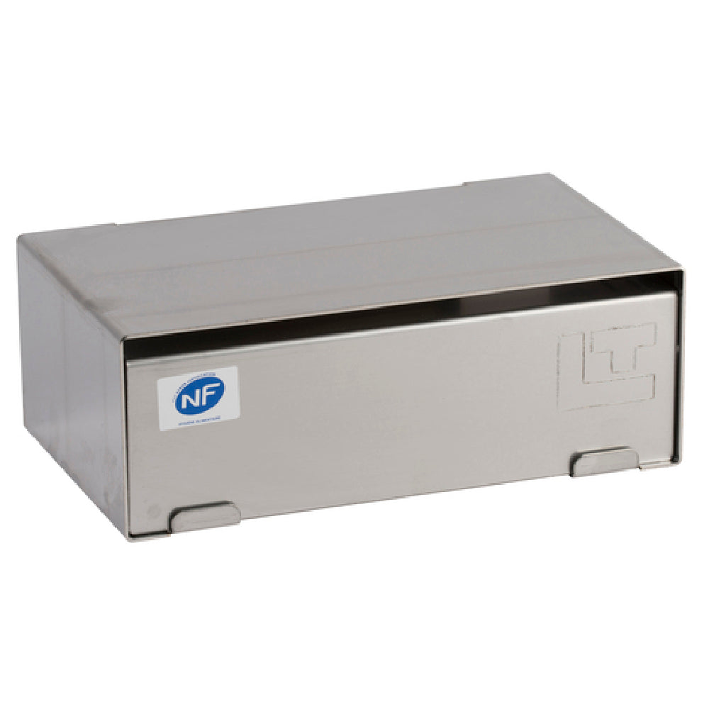 Louis Tellier B1030 Disposable Glove Dispenser 3-31/100" X 5-1/2" X 3-1/2"H Down Side Wall Mounted