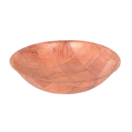 Thunder Group WDTSB006 Salad Bowl 6" Dia. X 1-1/2"H Woven Wood (2 Dozen Minimum Order)