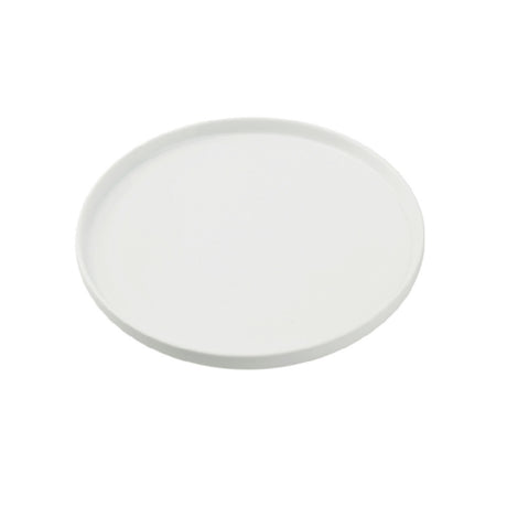 Yanco CA-210 Cambria Dinner Plate 10" Dia. X 1"H Porcelain With Aluminum