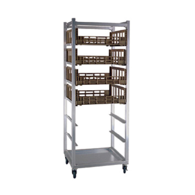 New Age Industrial 1316 Produce Crisper Rack Mobile Full Height Open Sides