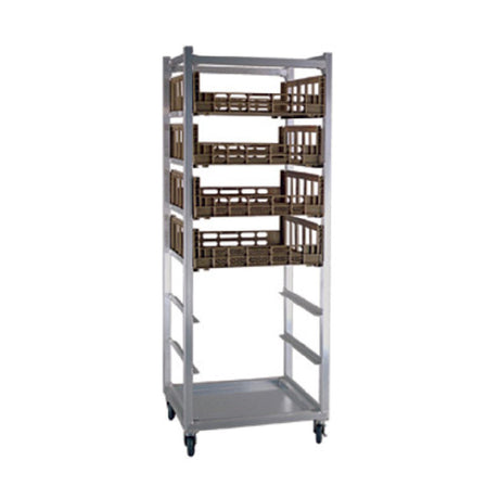 New Age Industrial 95136 Produce Crisper Rack Mobile Full Height Open Sides