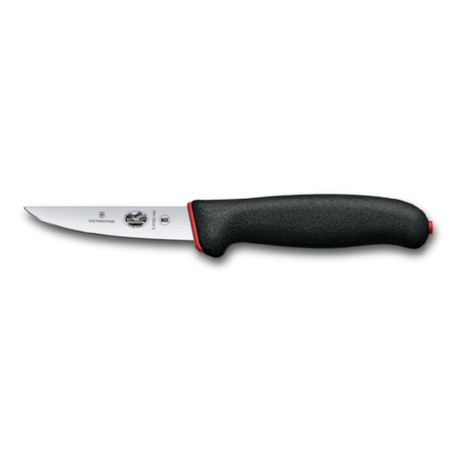 Victorinox Swiss Army 5.5103.10D - Paring Knife, 4" Blade, Black/red Dual Grip