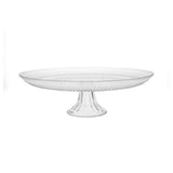Zwiesel Fortessa JUPCL.CAKE.13 - Jupiter Cake Stand, 13"x13"x4.3" (33x 33x11cm), Clear
