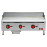 Iron Range IRMG-36 Commercial Griddle Natural Gas Countertop