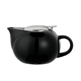 Service Ideas TPC16BL Service Ideas Ceramic Teapot Round 16 Ounce