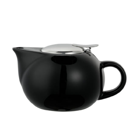Service Ideas TPC16BL Service Ideas Ceramic Teapot Round 16 Ounce